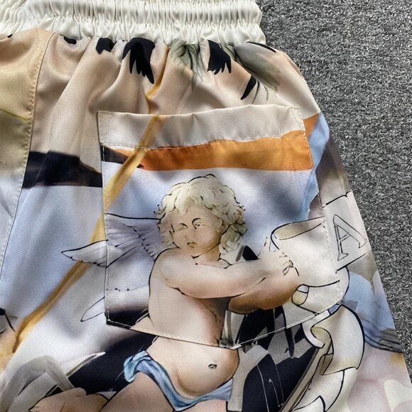 Amiri Beige Graphic Print Shorts - Picture 6 of 6